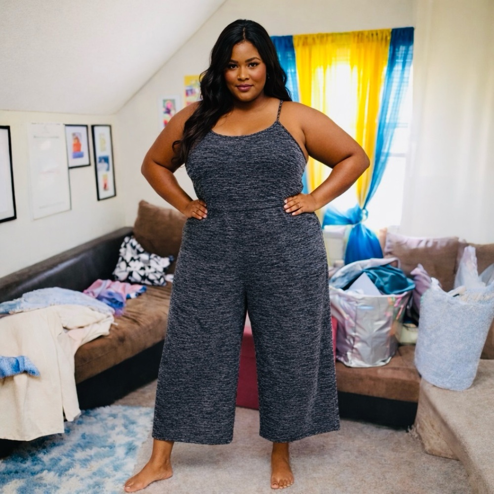 Torrid Dark Gray Jumpsuit